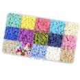 thumbnail image 1 of TABLZONE 3600pcs Clay Beads Set For Bracelets DIY Beads Assorted Color Hand-eye Coordination Improvement, 1 of 6