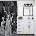 thumbnail image 6 of The Munsters Shower Curtain, Bath Curtain Bathroom Home Decor Waterproof Polyester for Bathroom with 12 Hooks 35.43x70.87Inch（90x180cm）, 6 of 8