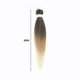 thumbnail image 3 of Pre Stretched Braiding Hair Extensions 26 Inch Braiding Hair Hot Water Setting Soft Synthetic Crochet Braids, Pullover Toupee, 3 of 4