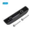 thumbnail image 3 of Reposapiés de plástico para bajo, reposapiés para el pulgar negro para guitarra con tornillo, 4 piezas, 3 of 5