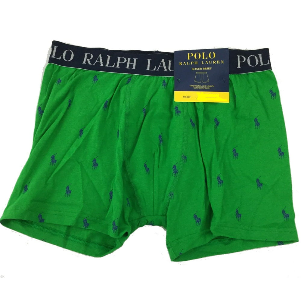 Polo Ralph Lauren - Polo Ralph Lauren NEW Green Mens Size Large L Boxer ...