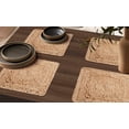 thumbnail image 2 of Savi Home 100% Jute Braided Placemats Set of 4 Reversible (Natural 13x13 Square) Farmhouse Vintage Jute Placemats for Dining Table, Perfect for Indoor Outdoor, 2 of 4