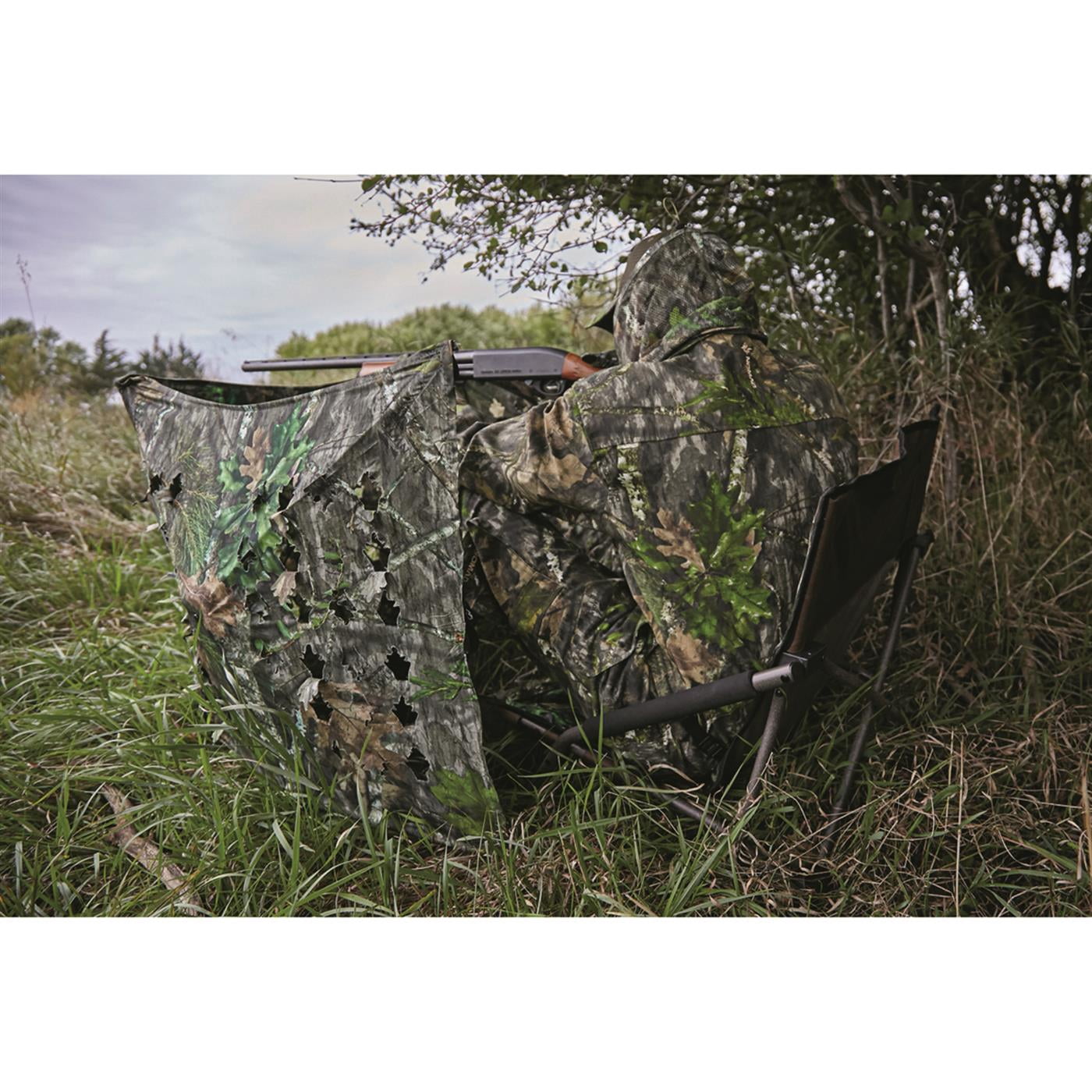 Guide Gear Magnum Turkey Chair, Mossy Oak NWTF Obsession, Portable