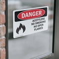 thumbnail image 4 of (2 Pack) Acetylene No Smoking No Open Flames OSHA Danger Sign, 4 of 7