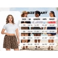 thumbnail image 6 of Cueply Women's Plus Size Shorts Casual Elastic Waist Ruffle Belted Shorts Adjustable Tie Knot Short for Women with Pockets, 6 of 9