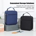 thumbnail image 3 of Insulated Lunch Bag for Men Women Reusable Lunch Box Portable, 3 of 8