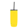 Simple Modern 20 Fluid Ounces Voyager Insulated Stainless Steel Tumbler with Straw - Sunshine