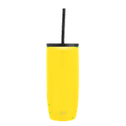 Simple Modern 20 Fluid Ounces Voyager Insulated Stainless Steel Tumbler with Straw - Sunshine