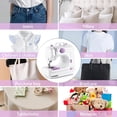 thumbnail image 3 of Sewing Machine with Extension Table, Mini Sewings Machines Portable Electric Sewing Machine, 12 Stitches Sewing Machines with LED Light, Sewings Accessory Kit, Ideal for Clothing, Pillowcases, Sheets, 3 of 5