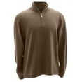 thumbnail image 2 of Edwards Garment Long Sleeve 1/4 Zip Fine Gauge Sweater, Style 4072, 2 of 2