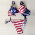 thumbnail image 4 of GZWYHT Womens Bikini Swimsuits Usa Swimsuit Women Patriotic Bikini Red White and Blue Bikini American Bathing Suits for Women Blue L, 4 of 8