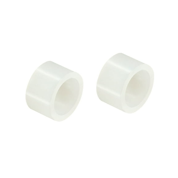 Uxcell Round Spacer Washer, 100 Pack Nylon 5mm ID x 7mm OD x 4mm L for M5 Screws Block, White