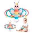thumbnail image 1 of Sonajeros y Anillos de Peluche Jollybaby Mariposa para 0-12 Meses, 1 of 7