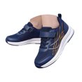 thumbnail image 3 of NIEWTR Boys Slip-On Sneakers Kids Sparkle Pop Lightweight Jelly Sole Walking Shoes for Walking, Running, Gym and Fitness Training(Blue,12.5), 3 of 8