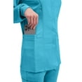 thumbnail image 3 of Cherokee Snap Front Scrub Jackets for Women, Workwear Revolution Soft Stretch WW310, 3 of 9