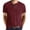 08# Wine, variant on Men's Henley Shirts Casual Short Sleeve Button T-Shirt with Pocket Royal Blue 3XL