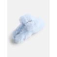 thumbnail image 3 of No Boundaries Women’s Faux Fur Hair Claw Clip, Blue, One Size, 3 of 4