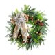 thumbnail image 1 of Corona De Navidad Con Guirnalda De Lazo Corona De Navidad Para Boda En La Puerta Delantera Al Aire Libre Gloria corona con campana, 1 of 9