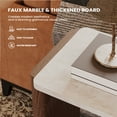 thumbnail image 6 of FOROUTIA Modern Console Table with Storage Shelf, Wood Entryway Table Sofa Table for Hallway, 6 of 7