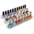 thumbnail image 1 of MineDecor 24 Bottles Acrylic Nail Polish Organizer Rack 3 Tiers Essential Oils Storage Shelves For Desktop Clear Display Stand Holder, 1 of 6