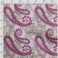 thumbnail image 3 of Soimoi Asian Paisley Print, Poly Taffeta Fabric, Decor Sewing Fabric by The Yard 56 Inch Wide, Decorative Fabric for Outdoor Upholstery, Umbrellas and Home Accents, Pink, 3 of 5