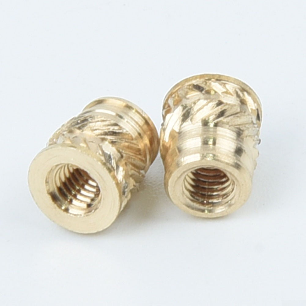 Qty 50 M3 3mm M3-0.5 Brass Threaded Metal Heat Set Screw Inserts for 3D Printing