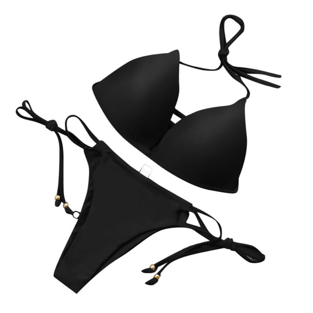Cómodo conjunto de bikini para mujer Traje de baño Push-Up Sujetador con relleno Traje de baño Ropa de playa OAVQHLG3B Store lin121212