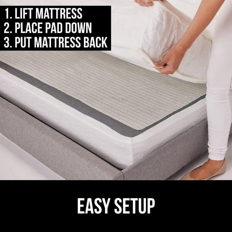 Gorilla Grip Original Mattress Slide Stopper and Gripper, Queen, Keep Bed  and Topper Pad from Sliding for Sofa, Couch, Chair Cushion, Mattresses,  Easy Trim, Slip Resistant, Grips Helps Stop Slipping 1 Queen (