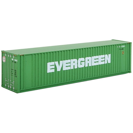 Walthers N Scale 40' Hi-Cube Intermodal Shipping Container Evergreen