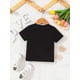 thumbnail image 2 of Girl's First of School Graphic Short Sleeve T-Shirt - Playful Pencil & Star Print, Soft Stretch Fabric, Round Neck, Machine Washable, Spring/Summer Casual Comfortable Fit, 2 of 6