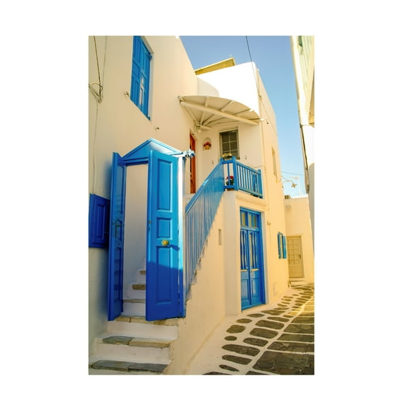 Ben Heine 'Mediterranean Alleyway' Canvas Art