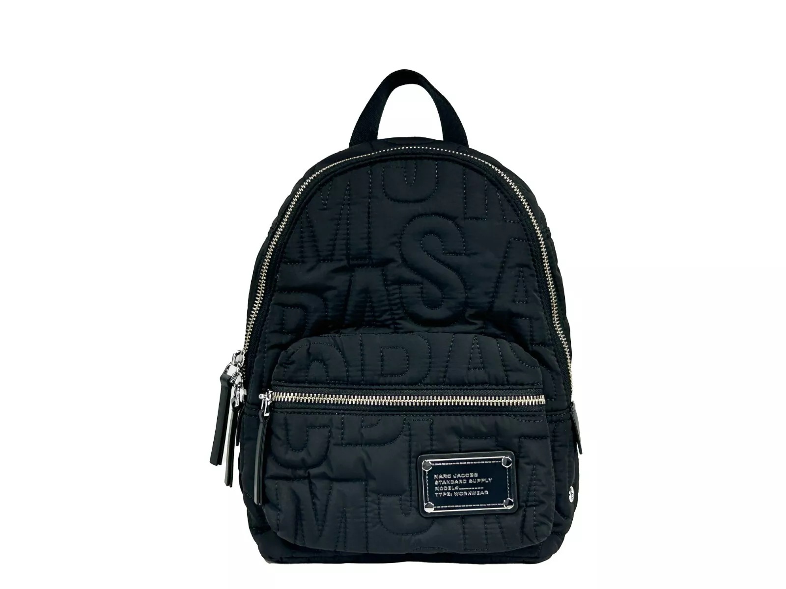 Marc Jacobs Women's Canvas Backpack, Blue Shadow, Adjustable