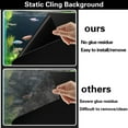 thumbnail image 3 of Fish Tank Aquarium Background - Black, Electrostatic Adhesion, Glue-Free, Easy Installation, Traceless Removal, Size 23.6 X 78.7 Inch, 3 of 6