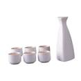 thumbnail image 4 of Nishiyuenyi Japanese Sake Set Ceramic Sake Pot and Sake Cups for Tea Party Office Drawer B, 4 of 9