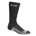 thumbnail image 2 of 5.11 Tactical Level I 9-Inch Socks, Multi-Polyester Construction, Moisture-Wicking, Black, L, Style 59048, 2 of 2