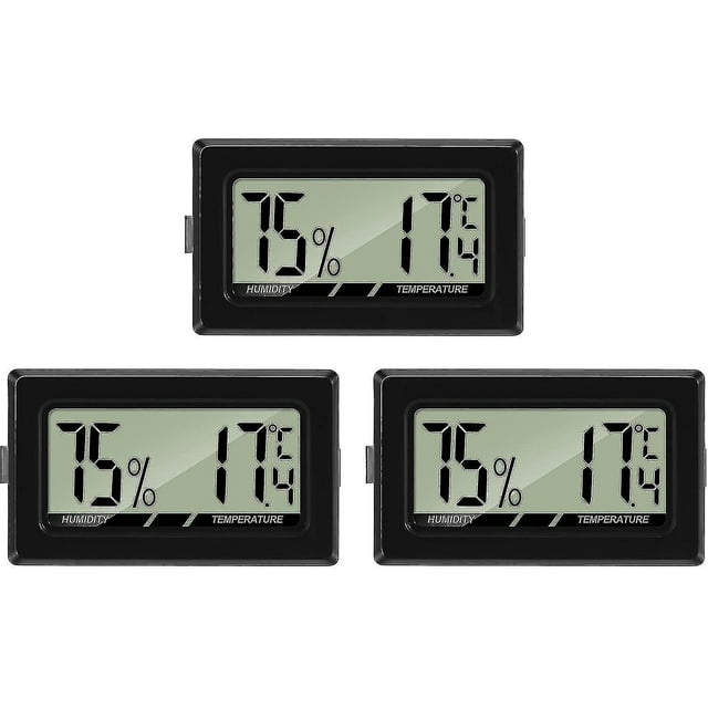 Mini Digital Lcd Thermometer Hygrometer Temperature Humidity Tester Portable Thermometer Thermo Hygrometer Indicator For Office Kitchen Humidors Incub