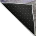 thumbnail image 3 of HomeRoots 604444 3 x 5 ft. Olive Green, Purple & Charcoal Abstract Washable Indoor & Outdoor Rectangle Area Rug, 3 of 5