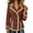 Brown, variant on Karight Women's Faux Suede Jacket with Faux Fur Trim – Vintage Button Down Coat with Pockets & Fur Cuffs – Warm Winter Outerwear for Fall & Winter