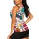 thumbnail image 3 of Balery London Symbols Camiseta sin mangas estampada ligera para mujer, tops de entrenamiento sin mangas, camisetas de yoga transpirables de secado rápido.-Large, 3 of 7