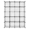 thumbnail image 4 of Gzxs Wire Cube Storage, 20-Cube Organizer Metal Grids Storage, Storage Bins Shelving, Modular Bookshelf Shelves, DIY Closet Cabinet Ideal for Bedroom, Office, Black, 4 of 8