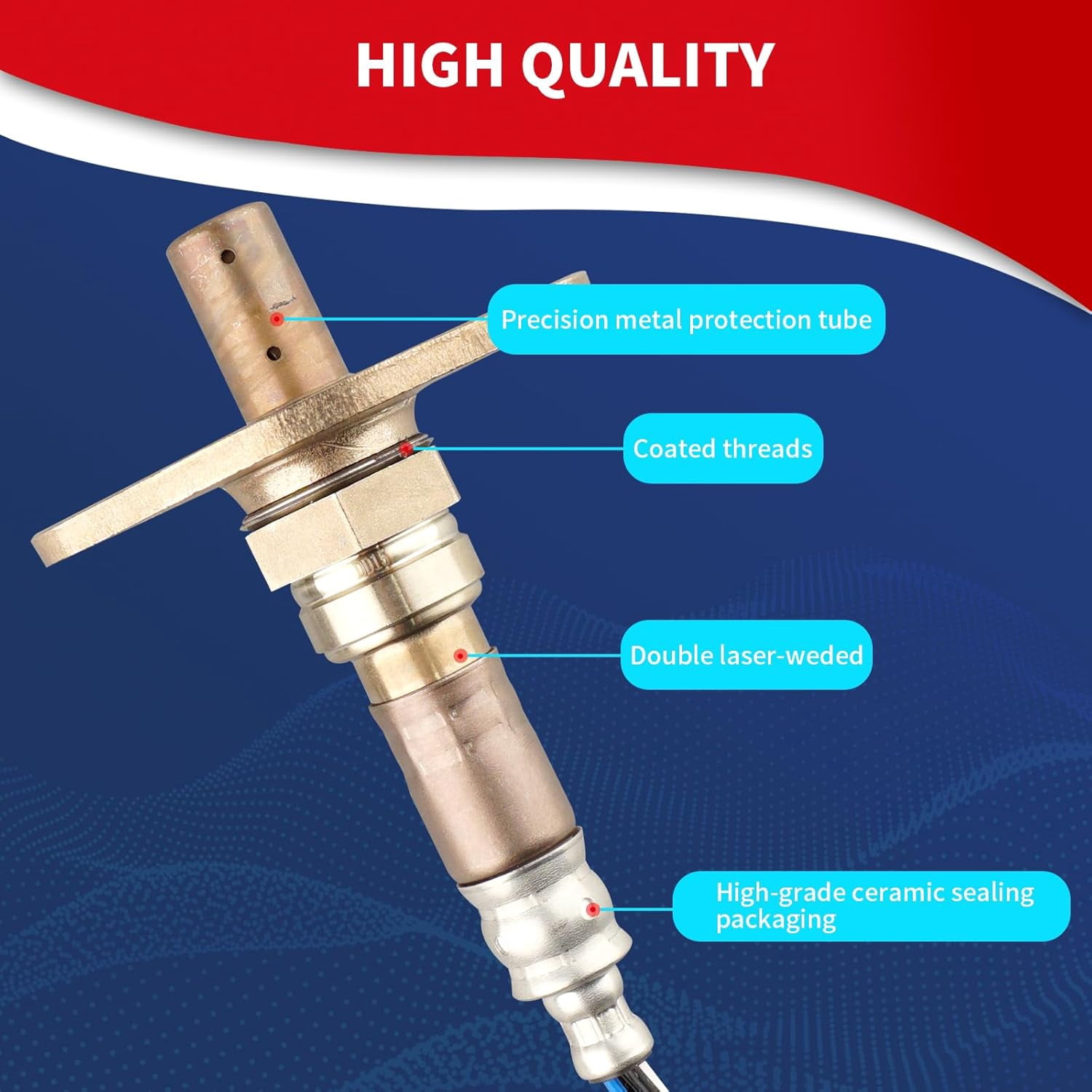 DrCax 234-9002 Oxygen O2 Sensor Upstream Heated Air Fuel Ratio Compatible with 99-03 Toyota 4Runner Tacoma 2.4L 2.7L 3.4L Replace 250-54051 8946734020
