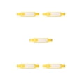 thumbnail image 1 of Inteprter Zapatero Montado en la pared Ahorro de espacio Estante de almacenamiento sin perforaciones Pantalla simple para el hogar Accesorios de Amarillo 5piezas, 1 of 6