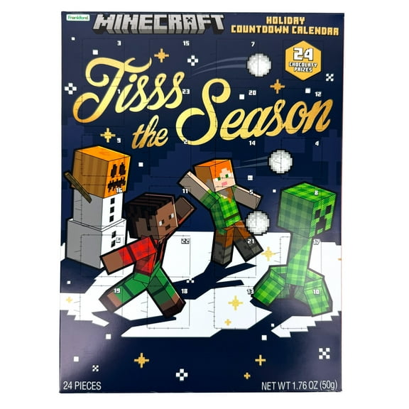 Frankford Candy Minecraft Countdown Chocolate Advent Calendar 2025