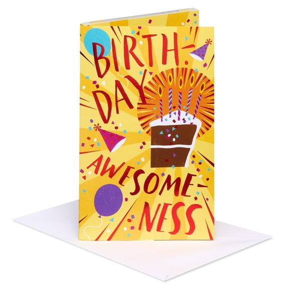 American Greetings Muscial Birthday Card, Happy Pharrell Williams (Party Poppers)