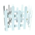 thumbnail image 2 of Almencla Landscape Edging Border Fence Strong Picket Fence for Tree Flowerbeds Indoor White Height 35cm, 2 of 8