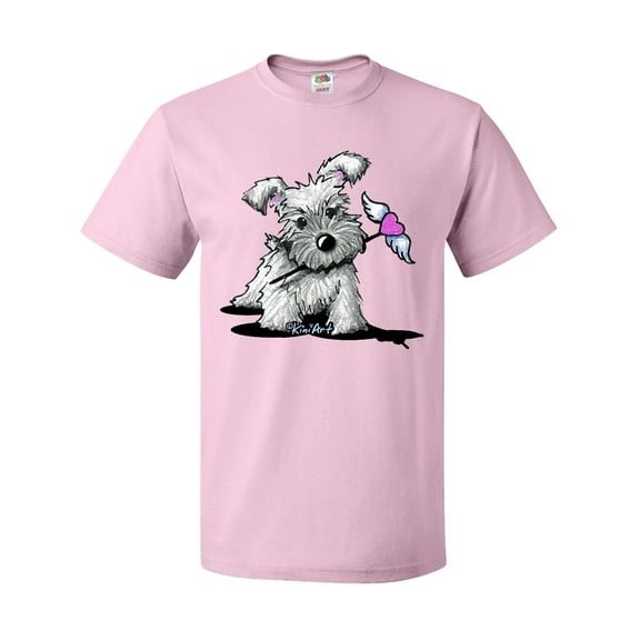 Inktastic Schnauzer with Heart T-Shirt