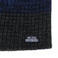 thumbnail image 3 of WITHMOONS Beanie Hat Knitted Melange Stripe Ribbed Slouchy CR5496 (Blue), 3 of 5