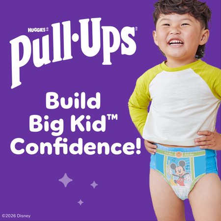 PULL-UPS BOYS’ POTTY TRAINING PANTS, 5T-6T (46+ LBS), 80 COUNT (SELECT FOR MORE)