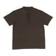 thumbnail image 5 of Camisas Elvqul de Hombre Manga Corta Marrón Casual Deportivas de Color Sólido Cuello en V, 5 of 8