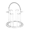 thumbnail image 1 of Stainless Steel Glass Water Cup Storage Rack for Draining Cups, Ideal for Parties, 1 of 4